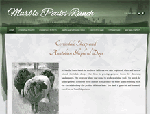 Tablet Screenshot of marblepeaks.com